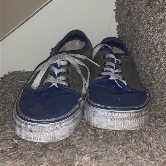 Blue and gray men’s vans - Picture 2 of 2